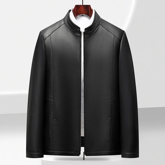 LEATHER STAND JACKET