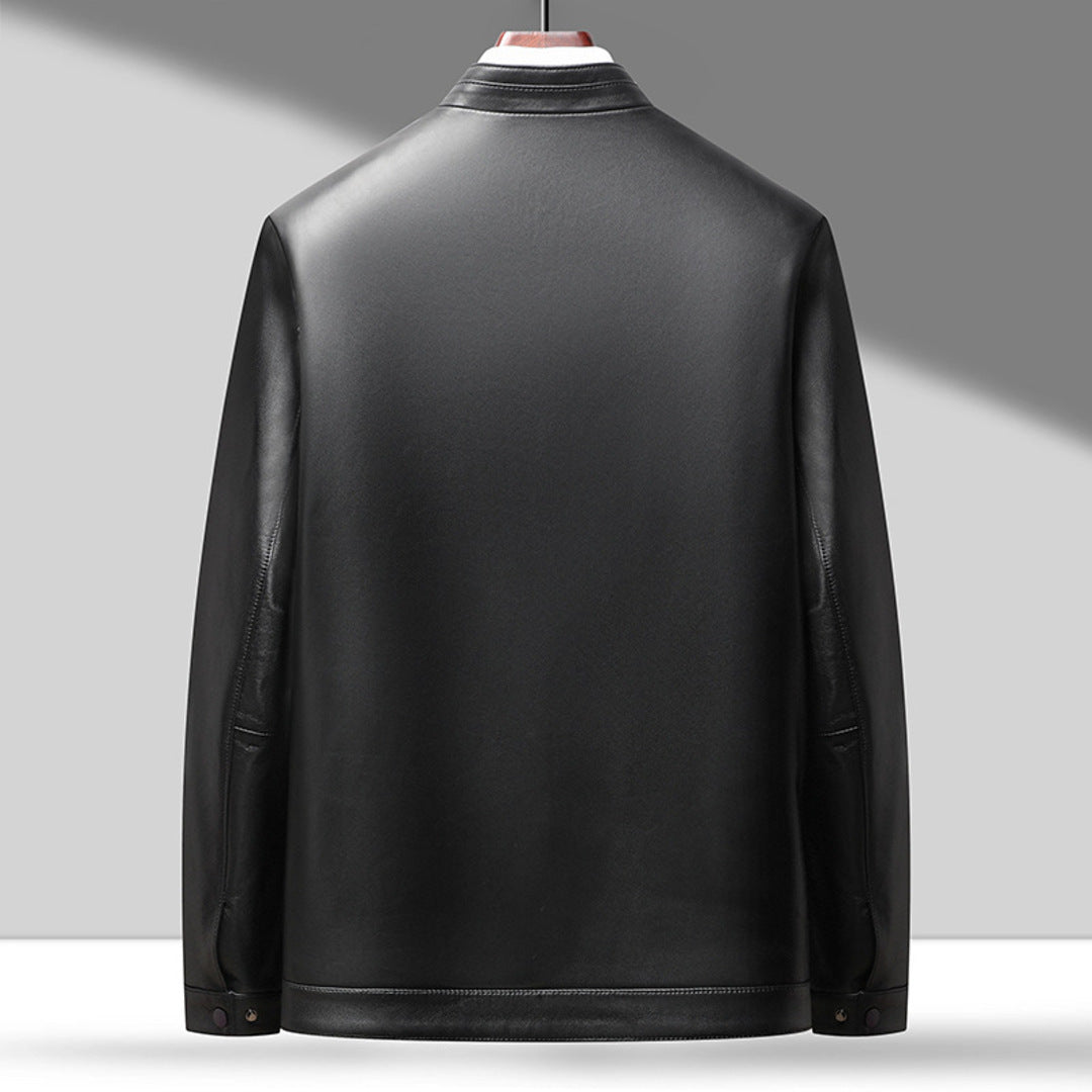 LEATHER STAND JACKET