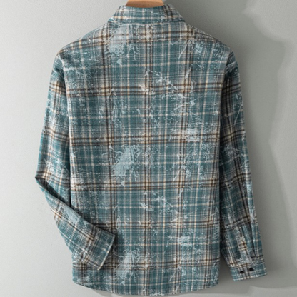 UNIQUE RETRO PLAID SHIRT