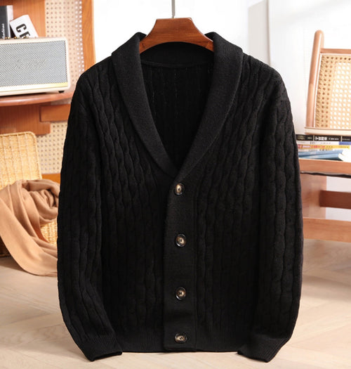 WOOL KNITWEAR TRENDY CARDIGAN