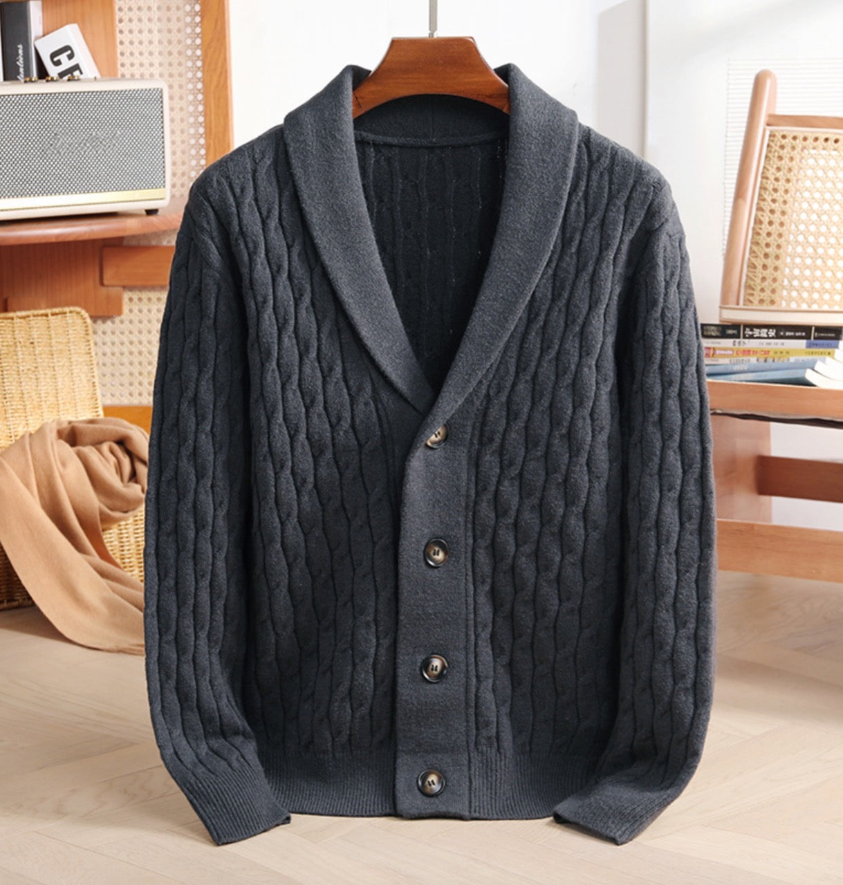 WOOL KNITWEAR TRENDY CARDIGAN