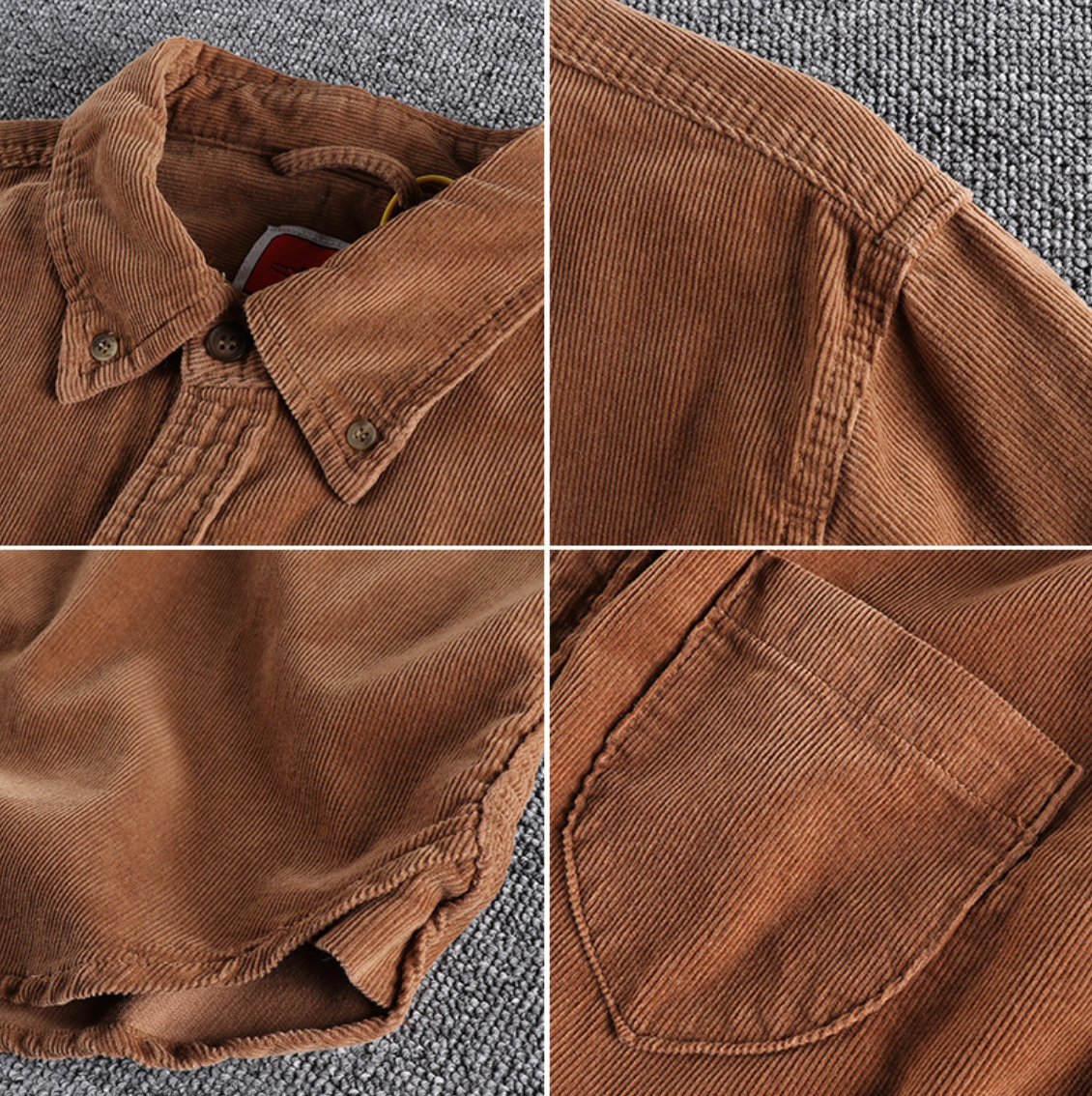 CORDUROY SHIRT EDGE