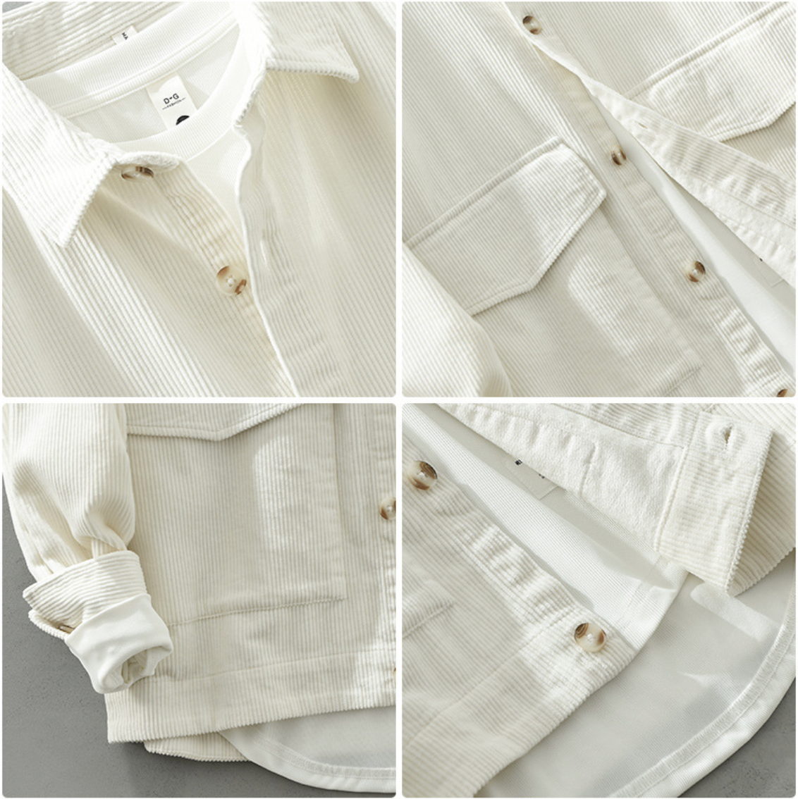 JAPANESE RETRO CORDUROY SHIRT