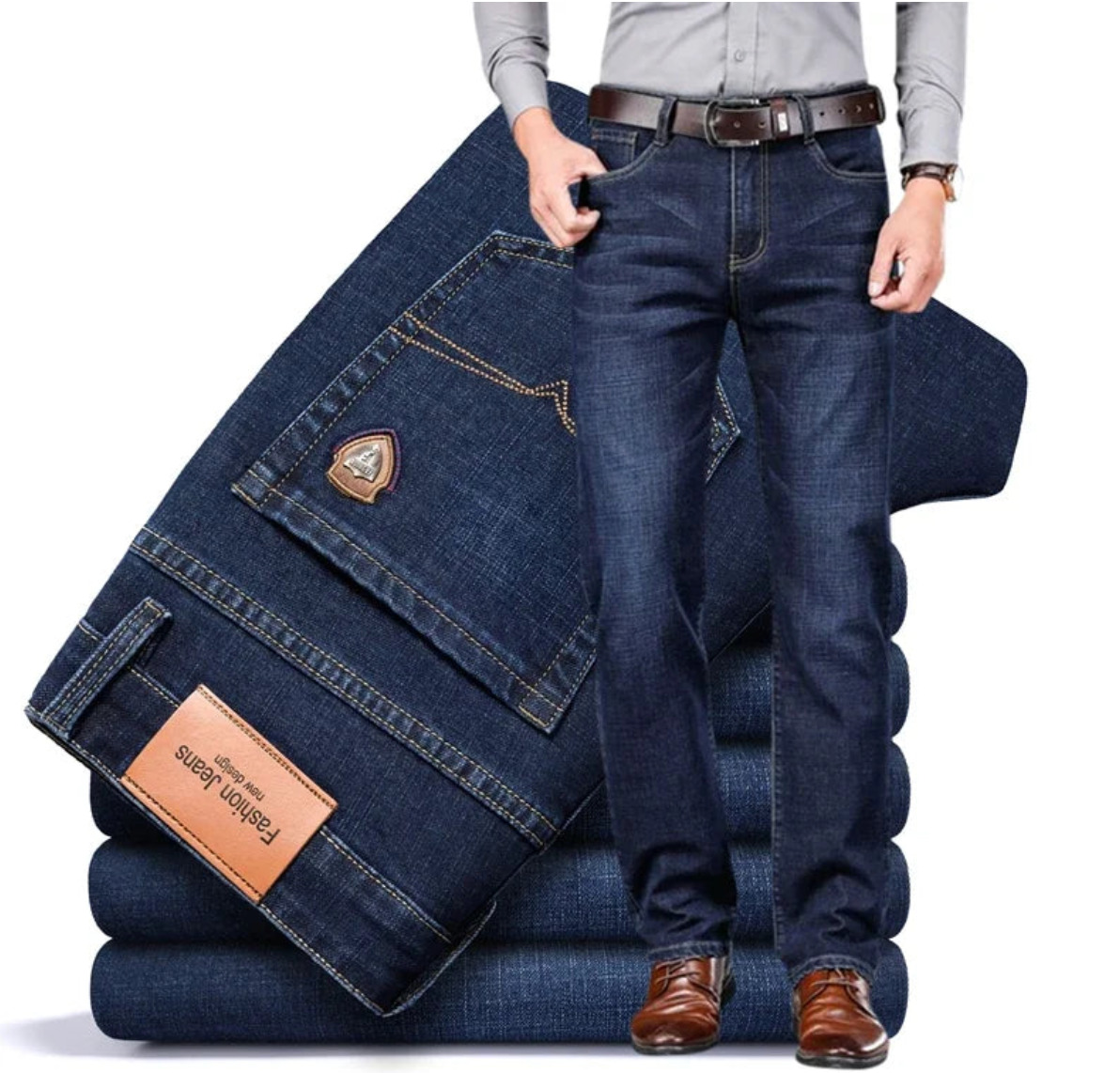 CLASSIC ELASTIC BUSINESS JEANS