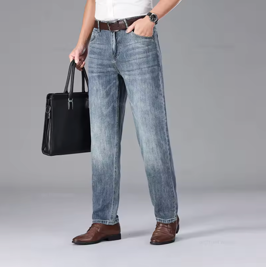 RETRO BUSINESS WASH JEANS