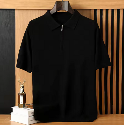 100% WOOL POLO SHIRT