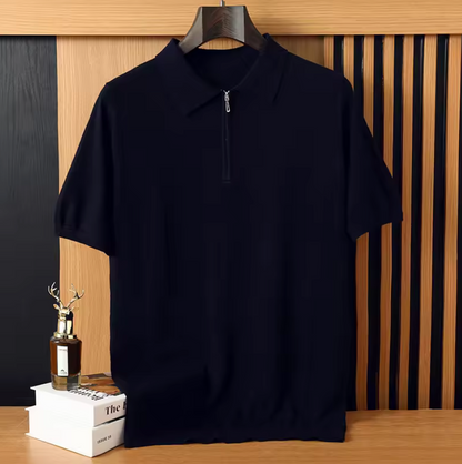 100% WOOL POLO SHIRT