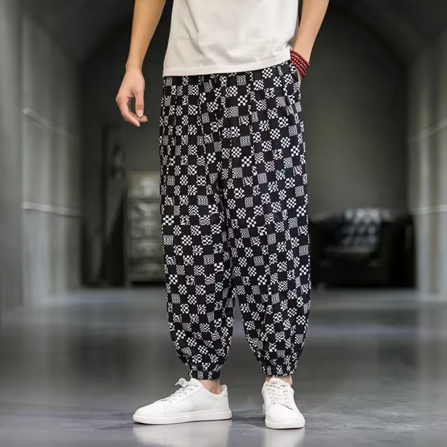 RELAX COTTON HAREM PANTS