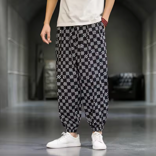 RELAX COTTON HAREM PANTS