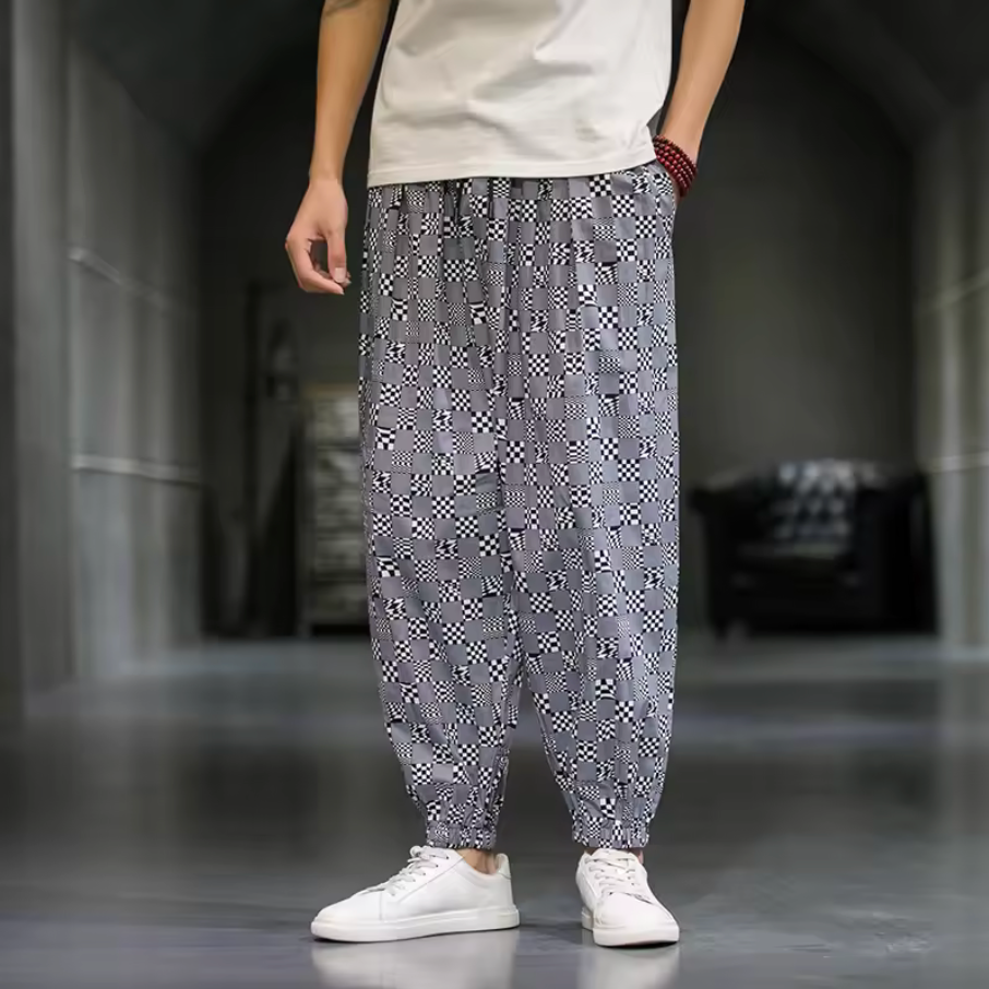 RELAX COTTON HAREM PANTS