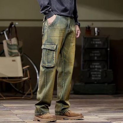 COMFORTABLE CARGO JEANS