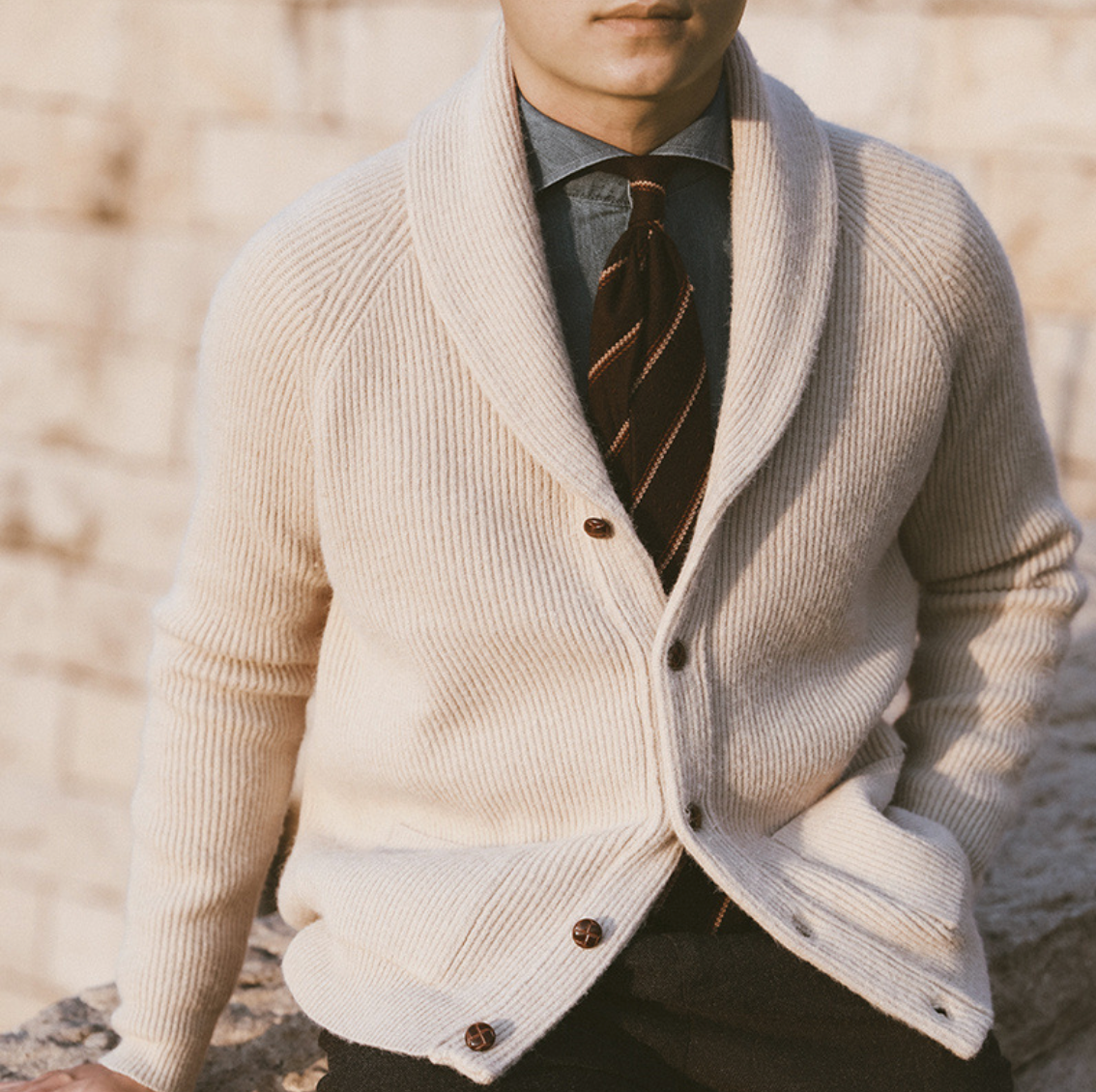 WARM CLASSIC CARDIGAN