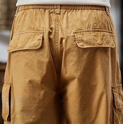 RELAXED FIT CARGO TROUSERS