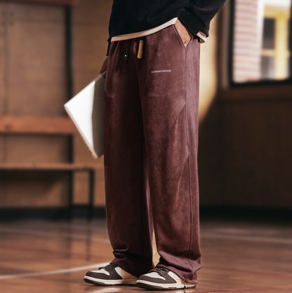TRAVEL SUEDE COMFORTABLE TROUSERS