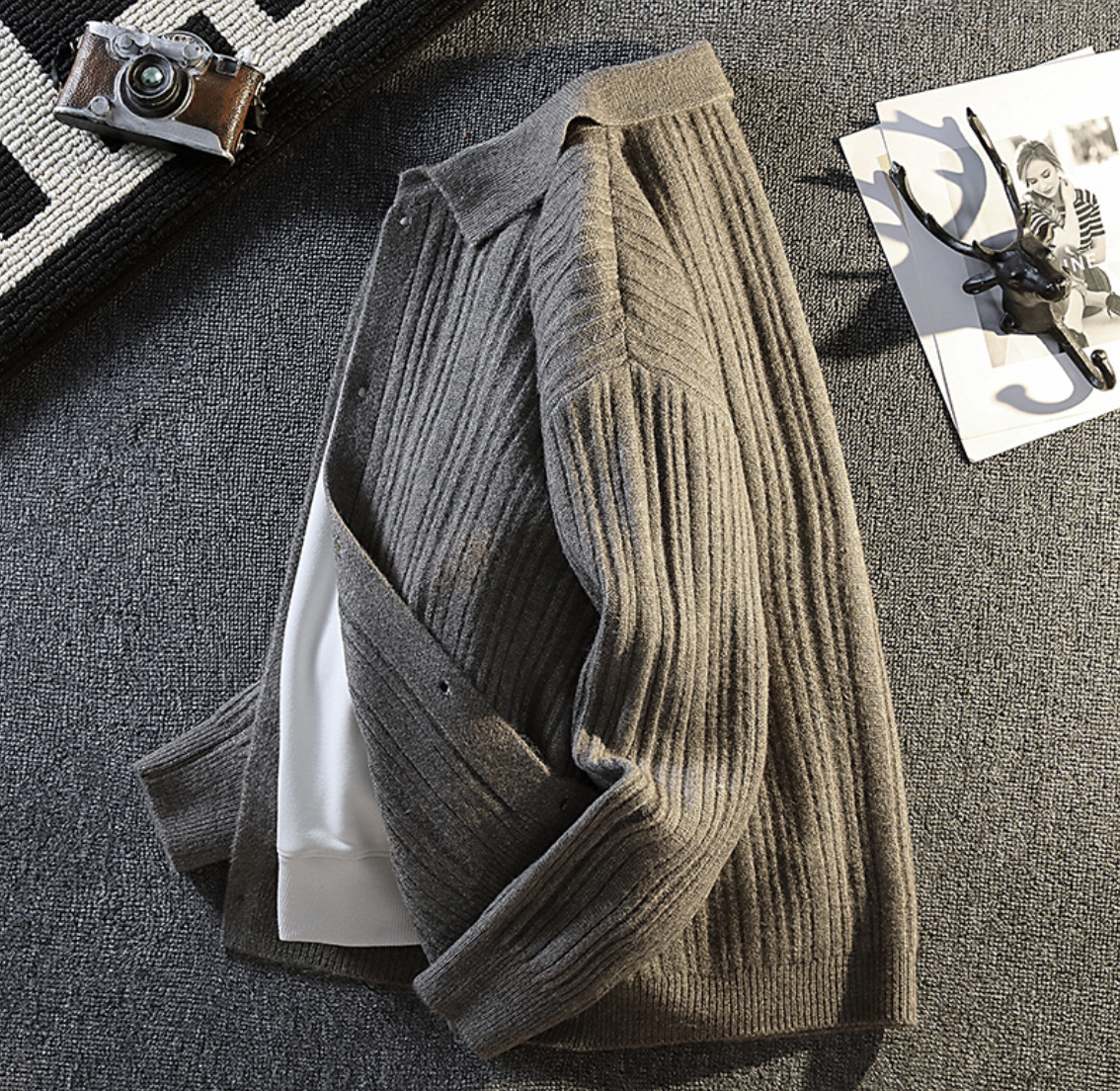 THICK WARM KNIT SWEATER