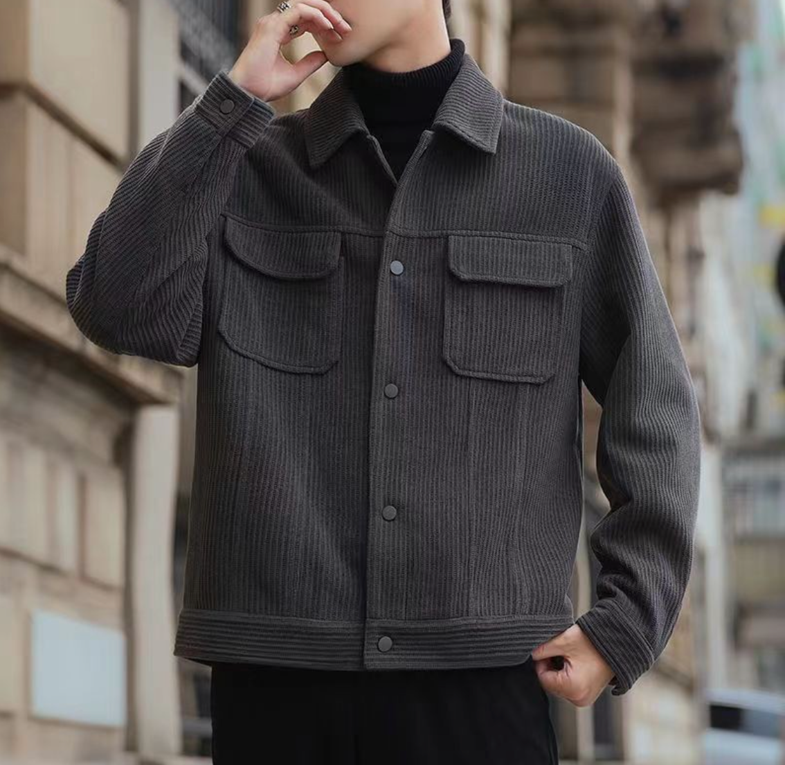 CASUAL CARGO CORDUROY JACKET
