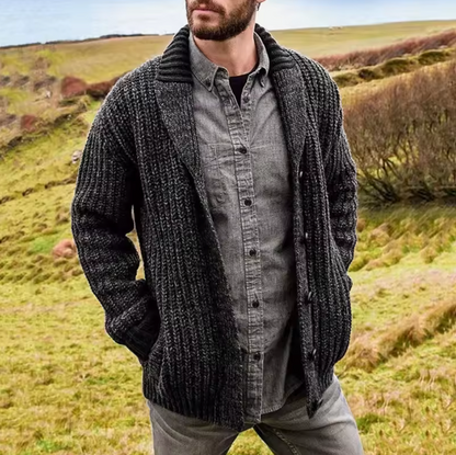 LONG SLEEVE KNITTED CARDIGAN