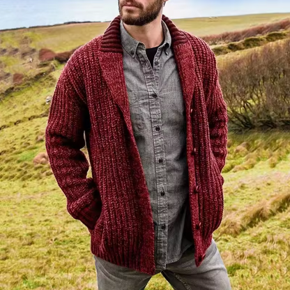 LONG SLEEVE KNITTED CARDIGAN