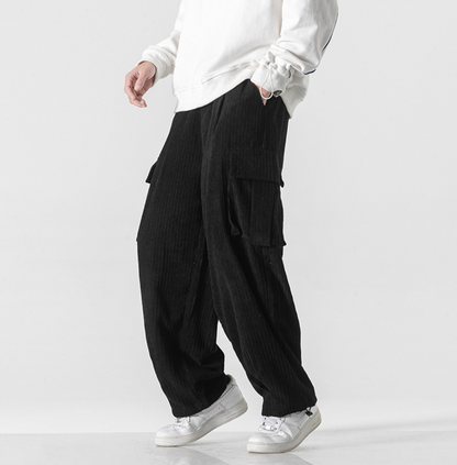 CORDUROY CARGO PANTS