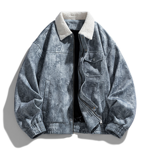 POPULAR LAPEL THICK JACKET