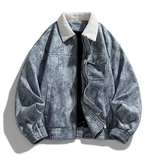 POPULAR LAPEL THICK JACKET