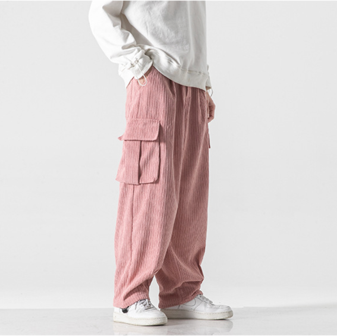 CORDUROY CARGO PANTS