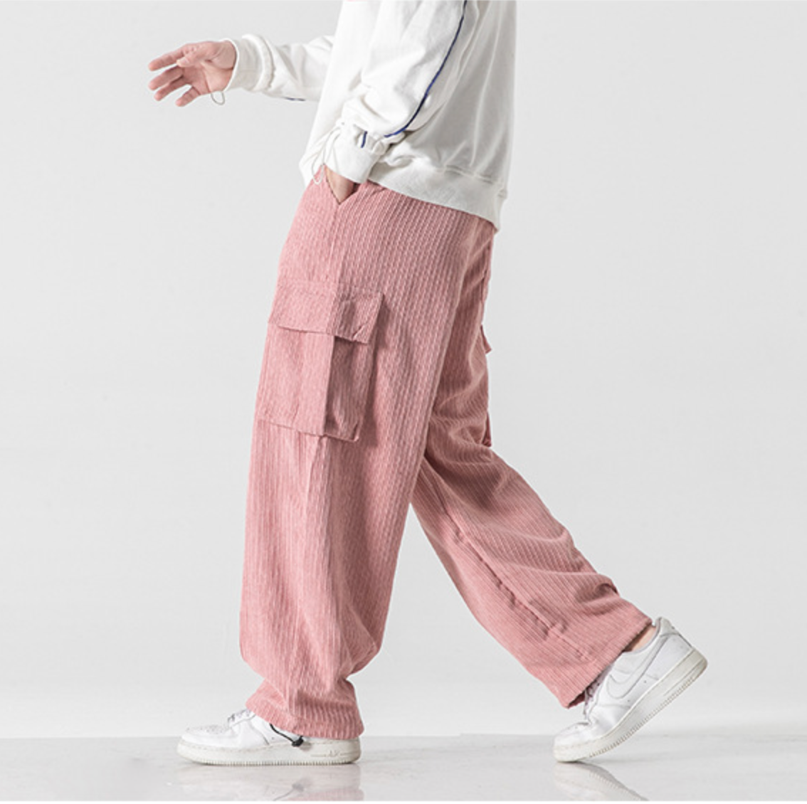 CORDUROY CARGO PANTS