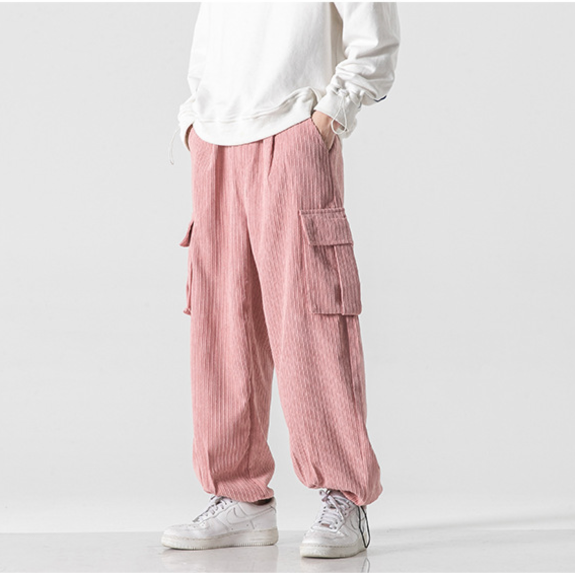 CORDUROY CARGO PANTS