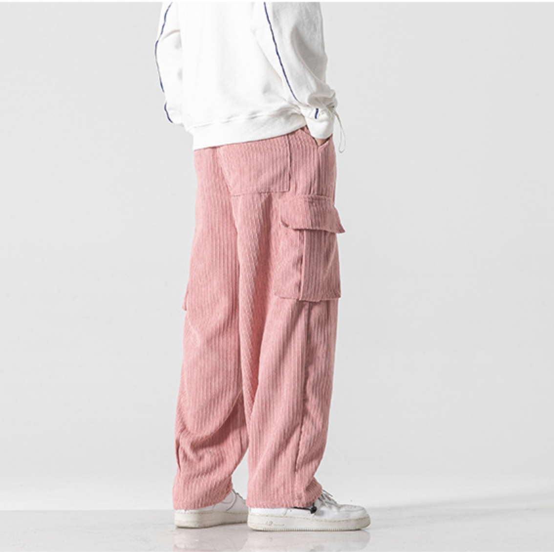 CORDUROY CARGO PANTS