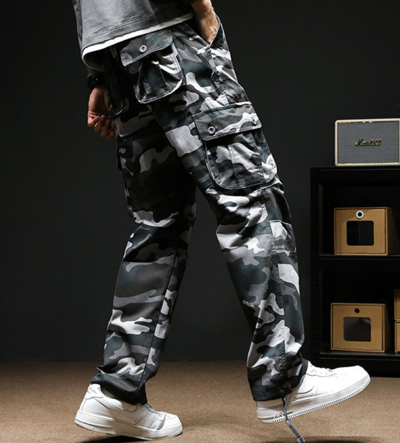 CAMOUFLAGE MULTI-POCKET TROUSER