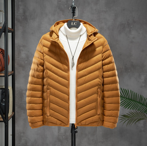 RIBBED HOODED JACKET