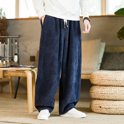 CORDUROY LANTERN TROUSERS