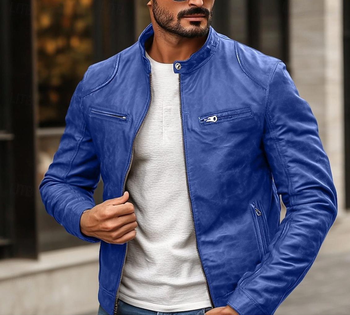 FIT LEATHER JACKET