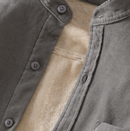 WARM FLEECE CORDUROY SHIRT