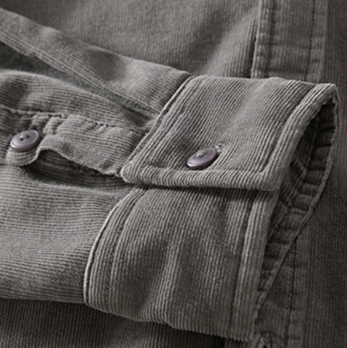 WARM FLEECE CORDUROY SHIRT